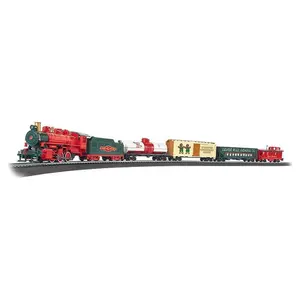 Bachmann Trains - Jingle Bell Express Ready To Run Electric Train Set - HO Scale