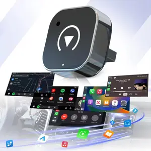 Wireless Car Adapter, Wireless Carplay Adapter, Portable Bluetooth-compatible Connector for iPhone & Android, Smart Car Electronics Accessory, Easy Installation