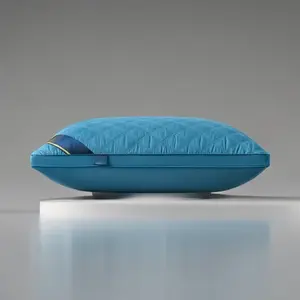 Super Soft Breathable Bed Head Pillow, All-Season Use, Ideal for Home Office RV Travel, Comfortable Sleeping Support