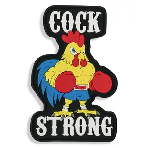 COMBAT IRON APPAREL™ Cock Strong Boxing Chicken Pvc Patch
