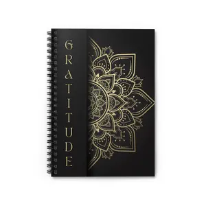 Gratitude Spiral Notebook - Ruled Line, Journal for Mindfulness, Gratitude Practice, Prayer, Self-Reflection, Spiritual Growth