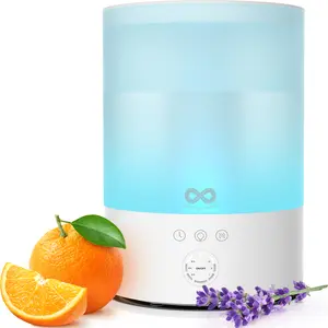 Everlasting Comfort 2.5L Top Fill Humidifier, Quiet Ultrasonic Cool Mist, Easy to Fill & Clean, Auto Shut-Off, 20 Hour Run Time, Aromatherapy Everlasting Comfort 2.5L Top Fill Humidifier, Quiet Ultrasonic Cool Mist, Easy to Fill & Clean, Auto Shut-Off, 20 Hour Run Time, Aromatherapy