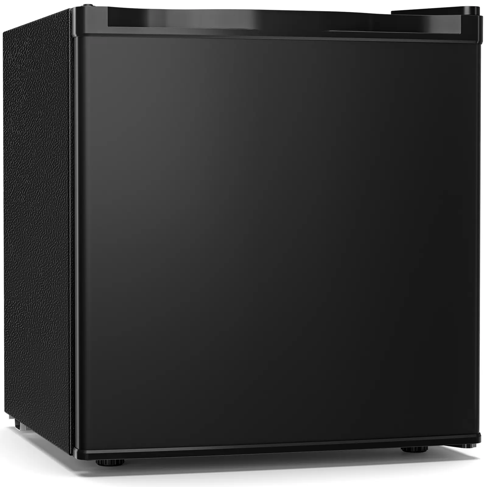 Electactic 1.4 Cu. Ft Black Personal Refrigerator - Compact Desktop Mini-Fridge Freezer, Countertop Freezer, Single Reversible Door, Removable Glass Shelf, Defrost Button, for Dorm, Bedroom, Mini Fridges