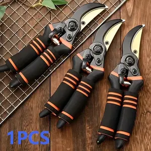 Professional Heavy Duty Titanium Alloy Pruning Shears, 8.5 Inch Handheld Garden Pruning Shears, Multifunctional Garden Tools for Home Garden, Tree Trimmer