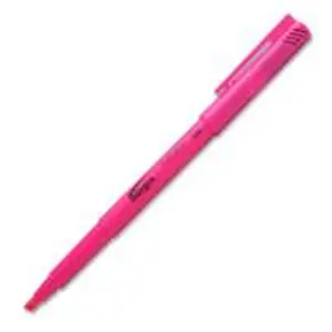 DDI 967814 Integra Highlighters - 12 Count Fluorescent Pink Pen-style Chisel Tip Case of 96
