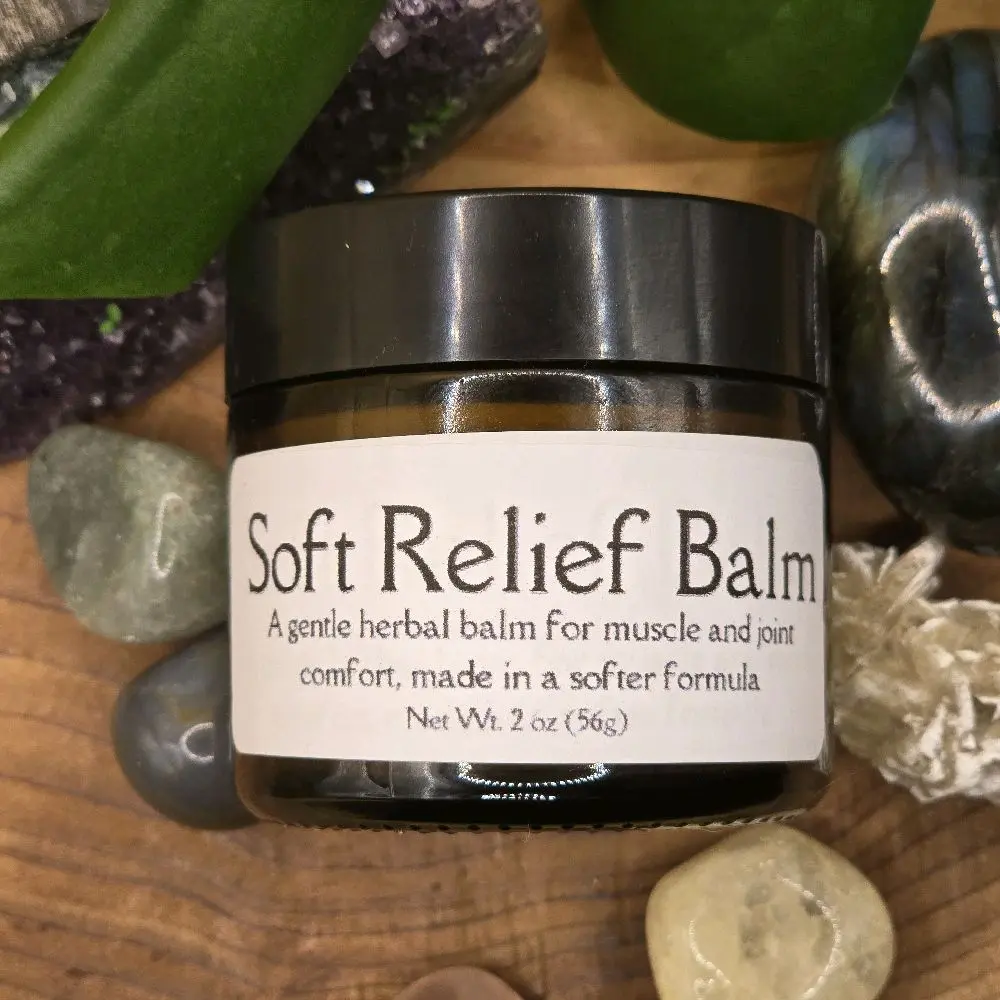 Soft Comfort Balm, 2oz (56g) Organic Lavender Gentle Herbal Formula for Muscle & Joint Wellness, Body Moisturizer