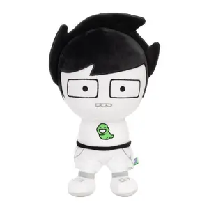 Homestuck John Egbert Plush Toy Paradoxum Games minigunner Stuffed Dolls Dog Peluche Figures Plushies Birthday Christmas Gifts