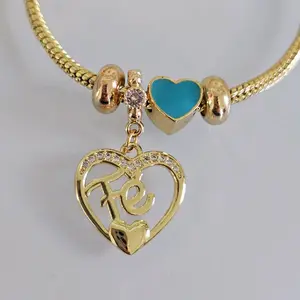 14k Gold-Plated FE Bracelet, Beautiful Design with Extension for Sizes 17, 18, 19