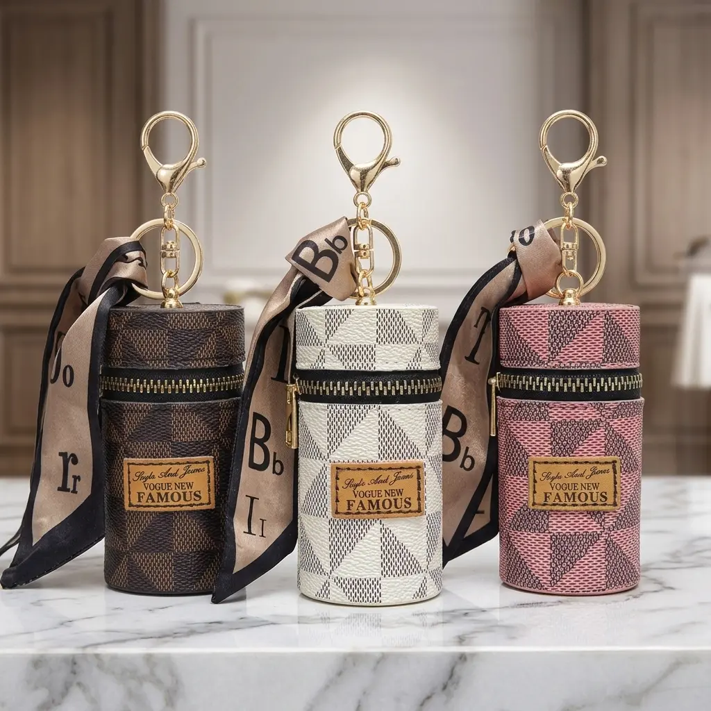 Women’s 3-Pack Lightweight Gold Zip Plain Small Accessory Pouches - Dual Pouch Wristlet Wallet, Multifunctional Solid-Color Portable Storage for Coins, Earphones, Women’s Gifts Daily Use Purse purses for women everyday purse purse things，bag charms