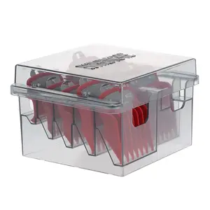 Compact Type B Universal Hair Clipper Accessory Organizer Box - Home Storage Case for Grooming Tools