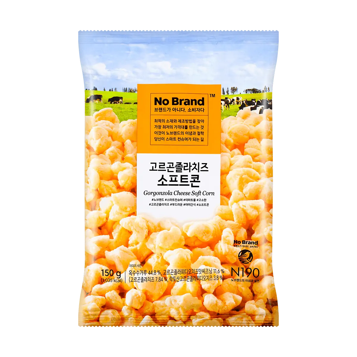 No Brand Gorgonzola Cheese Soft Corn 150g