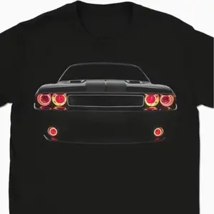 Car T-shirt, Dodge Challenger. This T-shirt is suitable for car enthusiasts, especially those who like the Dodge Challenger model, to wear and show their love for the car. Create a unique dressing style, urban street style, suitable for men, women, mother