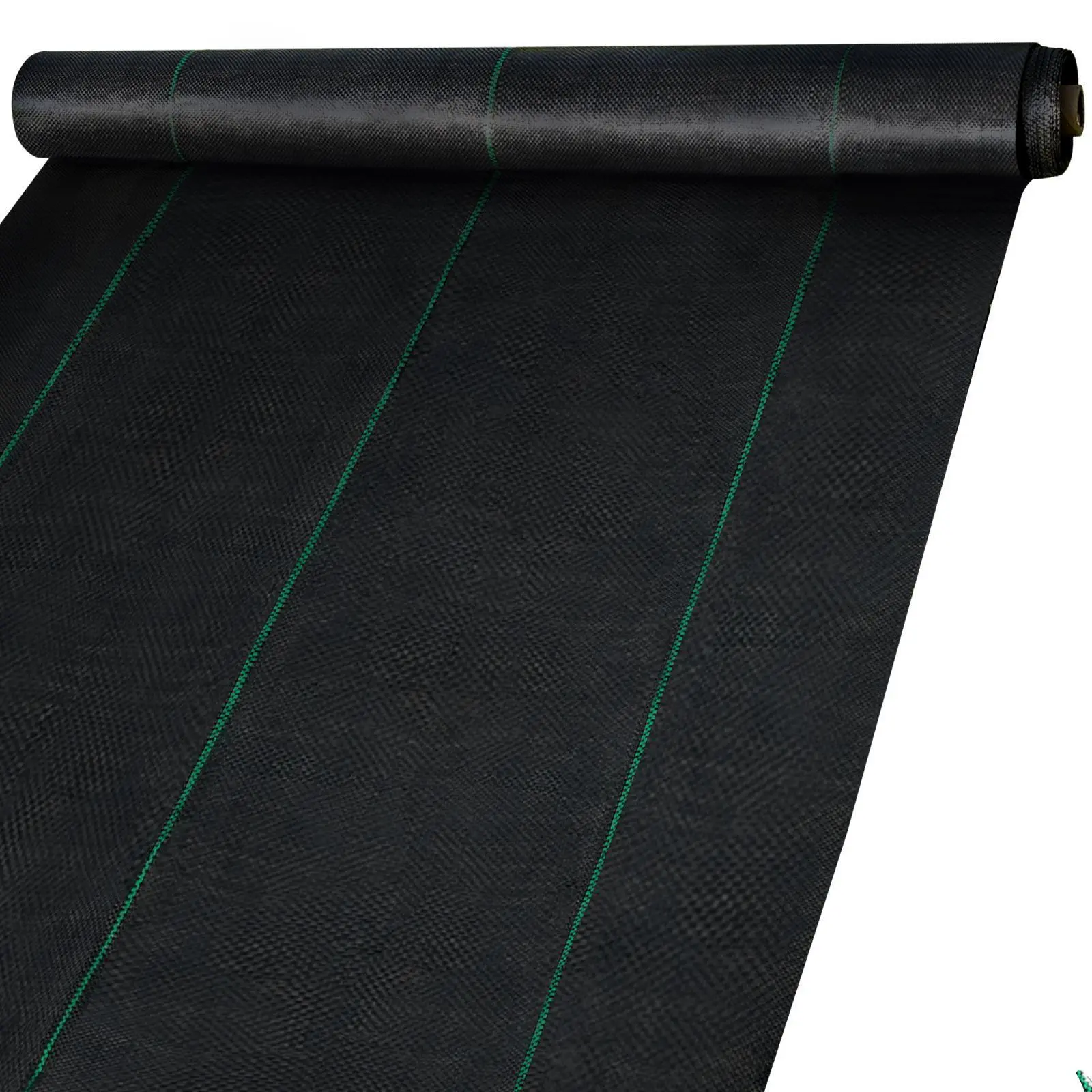 【SummerFinds】VEVOR 6FT×300FT Premium Weed Barrier Fabric Heavy Duty 2.4OZ,  , Woven Weed Control Fabric, High Permeability Good for Flower Bed, Geotextile Fabric for Underlayment, Polyethylene Ground Cover