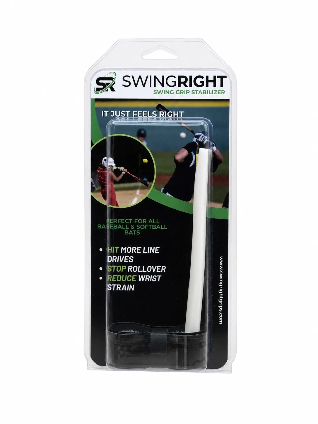 SwingRight Grip (1 Pack) - Baseball and Softball bat grip