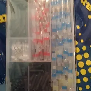 300PCS Haisstronica Bulk Pack Solder Seal Wire Connectors - Waterproof Heat-Shrink Tube Butt Terminal with Self-Solder, Adhesives, Abrasion Resistance for Marine, Automotive Applications