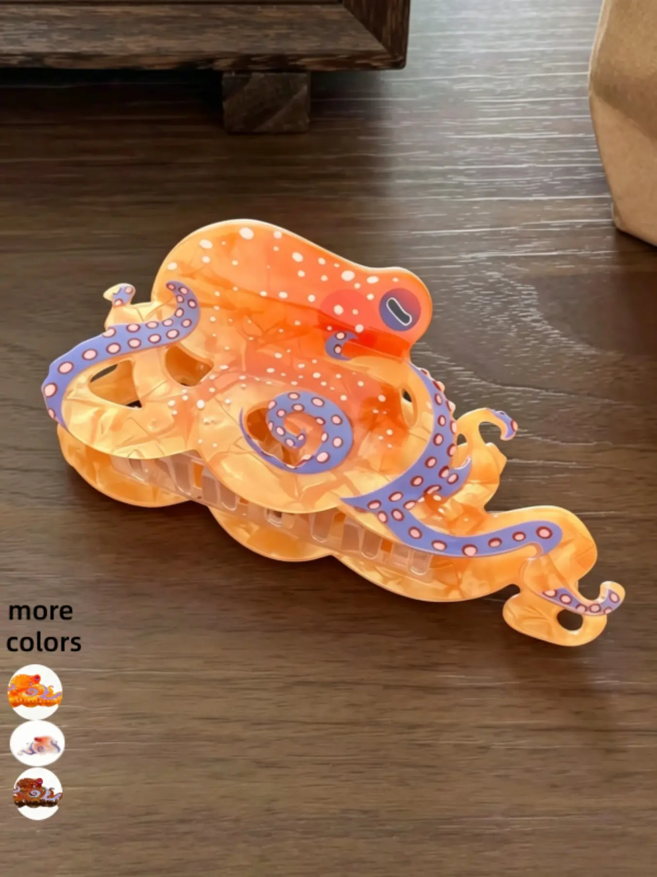 Cute Octopus Claw Clip, Novelty Strong-Hold Hair Accessory for Beach, Parties, and Daily Wear, Fun Ocean Animal Hair Clip for Women and Girls