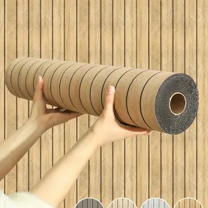 Self-Adhesive Ultra-Thick Wood Grain 3D Wall Panel, Vintage Style, Instant Peel & Stick, DIY Ceiling and Shelf Decor, Multiple Shapes