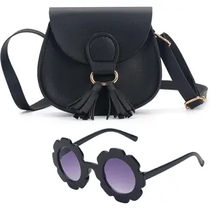 P-CPB017   Girls Purse, Kids Crossbody Purse, Shoulder Bags for Toddler, Tassel Bags for Girls Age 2-14