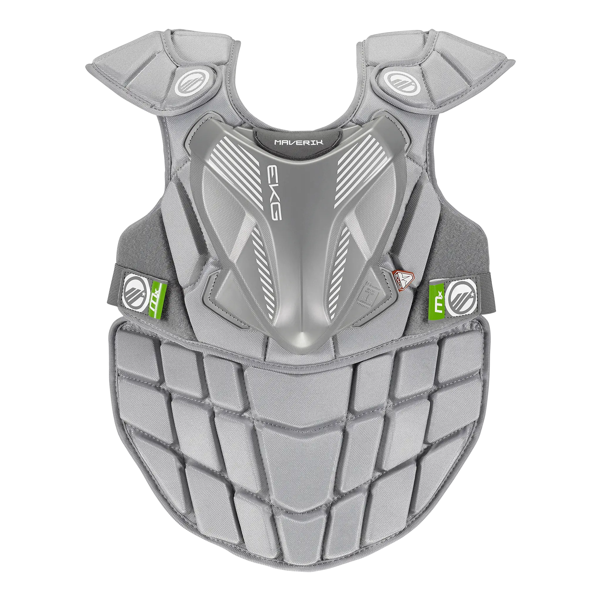Maverik MX EKG Goalie Chest Pad - Adjustable Fit, Secure Straps, Back Support for Goalie Safety, Cool & Dry Fabric, Elastic Design (Sports & Outdoor Protective Gear)