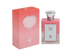 Beverly Hills Polo Club | Strawberry Chiffon Shortcake Gourmand Eau de Parfum 3.4oz  for Women - Sweet Fruity Gourmand with Strawberry & Vanilla - Long-Lasting Fruity, Creamy, Sweet Notes | Ideal for Everyday & Special Occasions