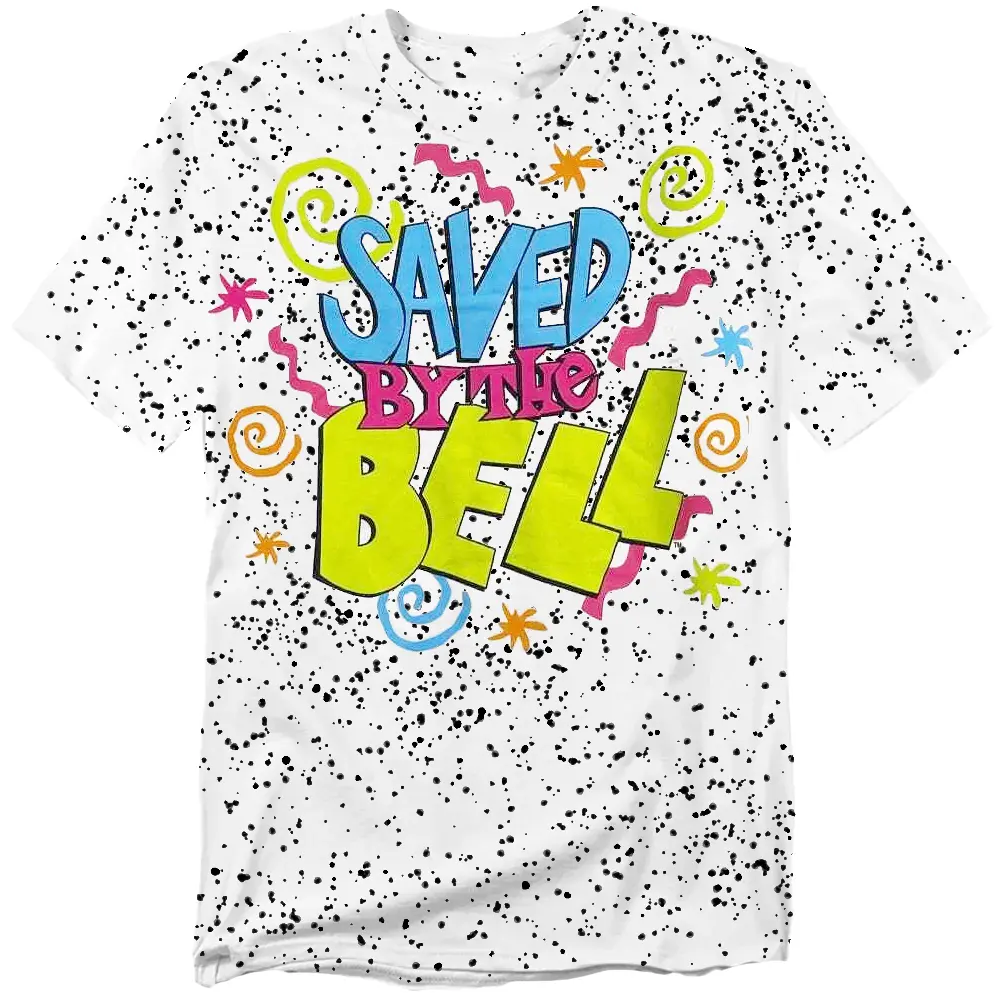 Women Junior's Heather Saved By The Bell Graphic Tee T-Shirt Cotton Top vintage  graphic  tees, Tshirt, Casual, Crew Neck, Clothes