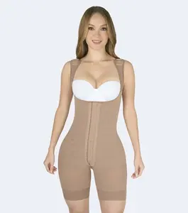 QBANO NOVA Faja 100% Colombiana Shapewear Full Body Ref 11039 - High Compression Adjustable Padded Girdle for Women's Wear