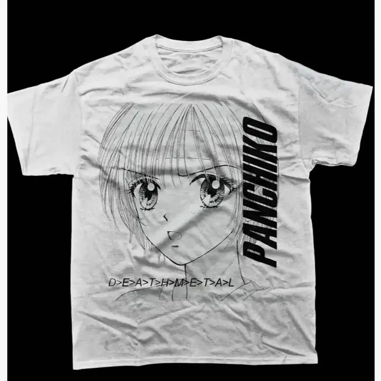 Vintage Y2K Panchiko Graphic Mens Casual Cotton T-shirt