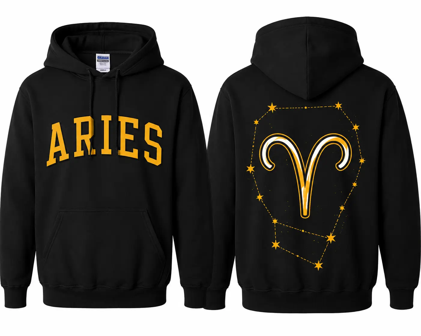 Zodiac Constellation Hoodie, Unisex Astrology Graphic Hoodie, Horoscope Pullover, Birthday Gift, Christmas Gift for Men & Women