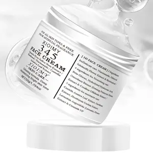 Daily Facial Moisturizer Cream, Deep Hydration, Hydrating & Firming, Smooths Skin Texture, Suitable All Skin Types, Sensitive, Strong Moisture Retention, Niacinamide, Hyaluronic Acid, Glycerin