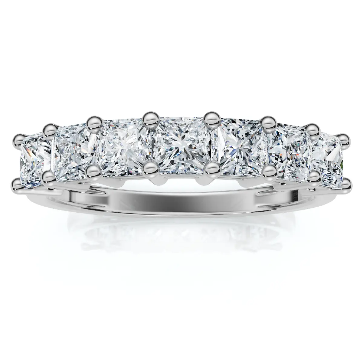 1ct Princess Cut Diamond Wedding Anniversary Ring
