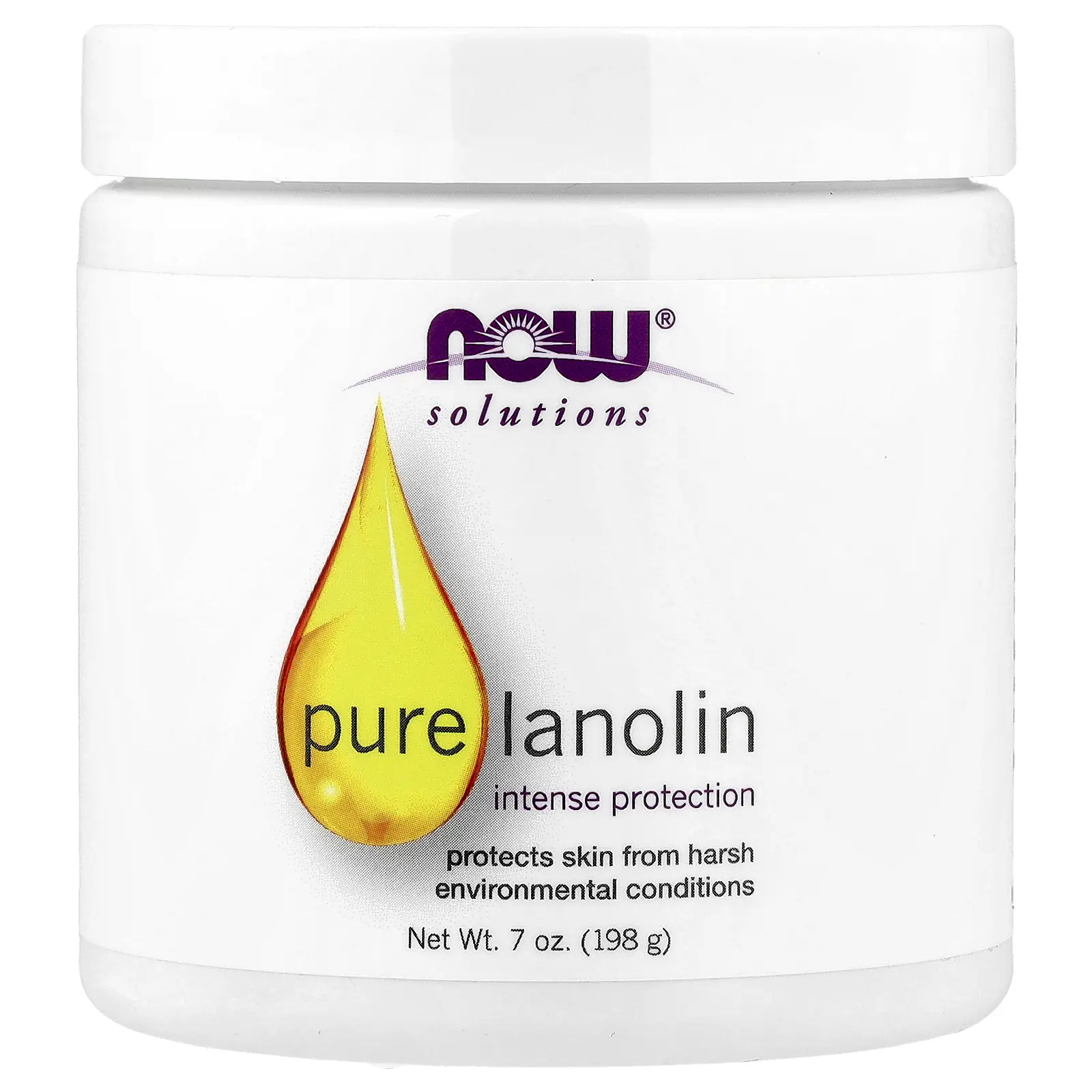 NOW Foods Solutions, Pure Lanolin, 7 oz (198 g)