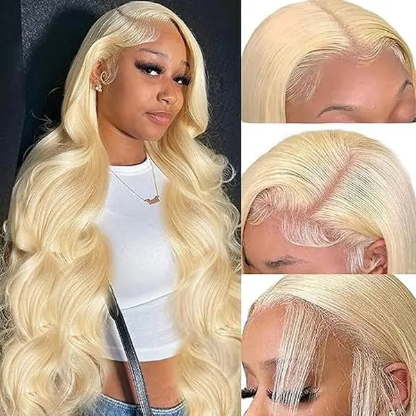 30 Inch Body Wave 613 Blonde Lace Front Wigs Human Hair 13x6 HD Lace Wig 613 Body Wave Lace Front Wig Human Hair For Women 180% Density Pre Plucked Lace Frontal Glueless Wigs With Baby Hairs #SohoChic #TikTokShopFallDealsForYou #DealsForYouDays