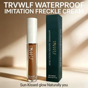 TRVWLF 3ml Alcohol-Free Liquid Faux Freckle Pen with Brush - Chamomile-Infused Cosmetic, Waterproof, Long-Lasting, Natural Sun-Kissed Look, Single Item for All Skin Types