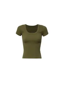 IVY RIB ROUND NECK ONE SIZE TEE