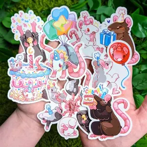 Rat Party Stickers