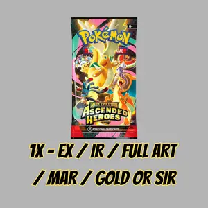 1x - Ex / IR / Full Art / MAR / Gold or SIR - Ascended Heroes