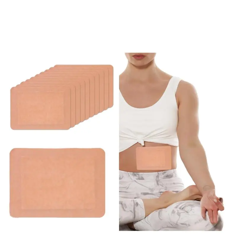 20pcs castor oil pack，Adhesive Castor Oil WrapOrganicCotton Castor Oil PacksHighlyAbsorbent 6.7"*5.1" Anti-Seepage