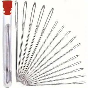 A complete sewing kit, equipped with a storage box, including a handmade DIY sewing needle, thread, as well as a storage box and organizer for accessories, Sewing Supplies Crafts