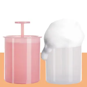 Facial Cleansing Foam Cup Bubble Maker, Facial Skin Care Kit, Includes Cleansing Foam Cup and Bubble Maker, Essential Beauty Tool