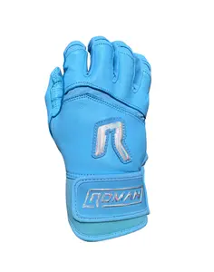 Dingers Series Baby Blue Short Cuff Batting Gloves