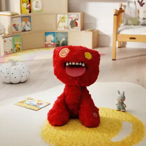 Fuggler Monster Story Multi-Eye Beast Halloween Electric Doll, Stuffed Animal, Interactive Toy for Kids, Perfect Gift for Halloween Parties