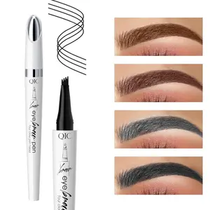 Waterproof Brow Pen with Micro-fork Tip, Lasting Eyebrow Pen, Brow Styling Brush, EyeBrow Makeup Tool, Makeup Accessories Daily eyebrow tint eyebrow gel