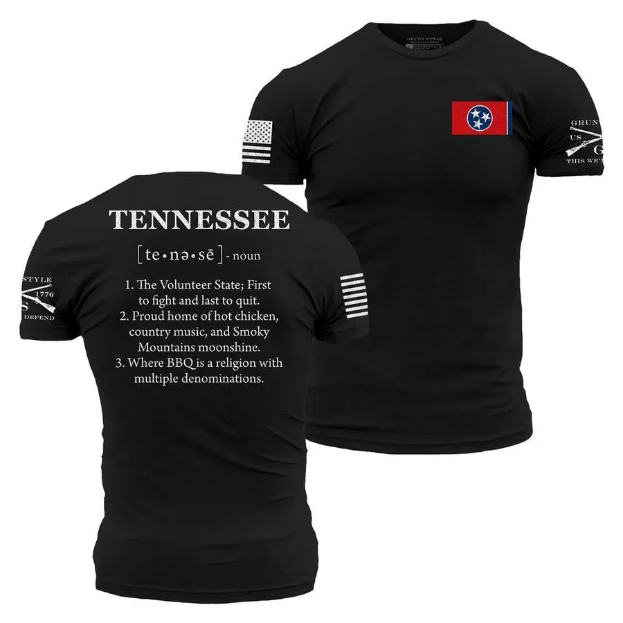 Tennessee Defined T-Shirt - Black