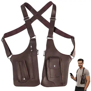 Boujee Adjustable Underarm Backpack Bag for Purchase - Premium Durable Leather Unisex Accessory with Anti-Theft Hidden Storage, Stylish Lightweight Waist Bumbag (Kitchen Gadgets Companion)