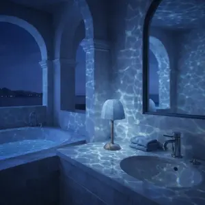 Rechargeable Shower Light 16-color Adjustable Rgb Atmosphere Lighting USB Rechargeable Wireless Night Light with Remote Control Dimmable Touch Desk Lamp for Bathroom Bedroom Living Room Study Home Perfect Gift for Festivals Indoor Lighting