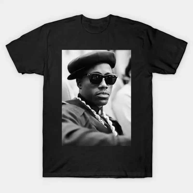 Men's Cotton Fabric Casual Tee, 1991 Movie Graphic Print, Round Neck Short Sleeves Tops, Comfortable Fit Streetwear Menswear