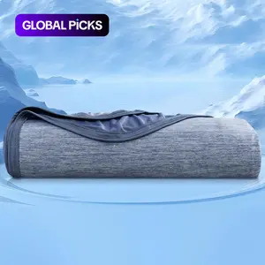 Moisture-Wicking Cooling Throw Blanket, Quick Heat Dissipation, Ideal for Sweaty Sleepers, Breathable Cold Blanket for Bedroom & Dorm Use #GLOBAL PICKS