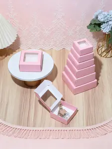 Kraft Paper Mini Airplane Box with Window, Jewelry Candy Soap Gift Souvenir Box, Handmade Craft Supplies, All-Season Use