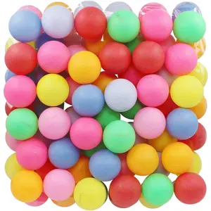 50 Pack Ping Pong Balls Assorted Color Washable Plastic Table Tennis Ball