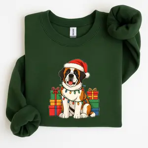 Merry Christmas Corgi Sweatshirt, Xmas Gift for Corgi Lover Family, Festive Winter Sweater for Dog Person Gift, Funny Cute Corgi Mom Shirt